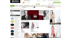 Desktop Screenshot of hugobossdiscount.com