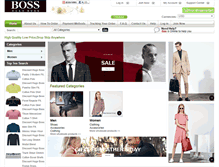 Tablet Screenshot of hugobossdiscount.com